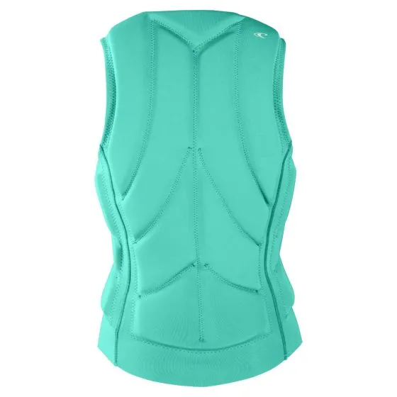 O'Neill Slasher B Womens Comp Impact Vest - Opal/Graphite