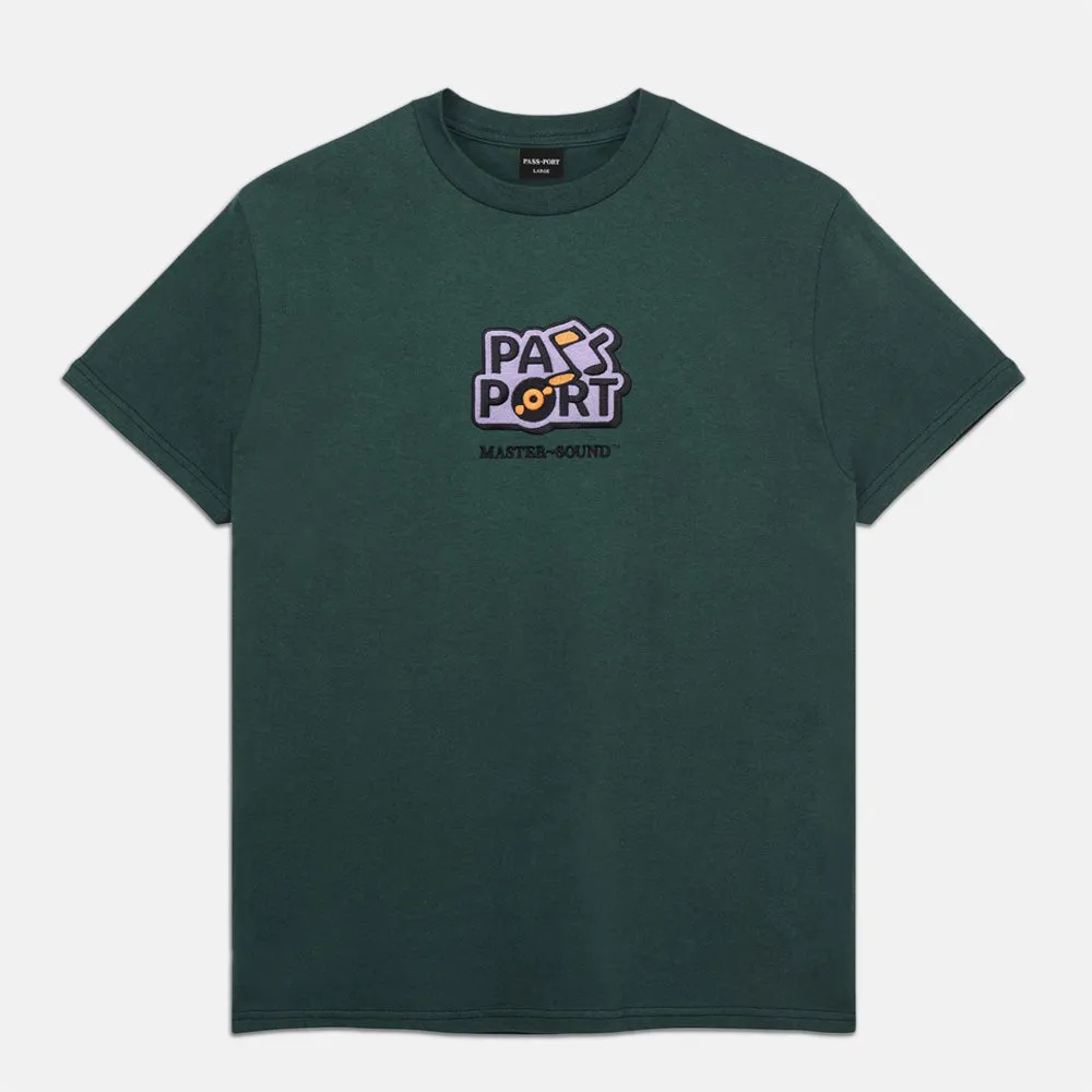 Pass Port Skateboards - Master~Sound T-Shirt - Dark Teal