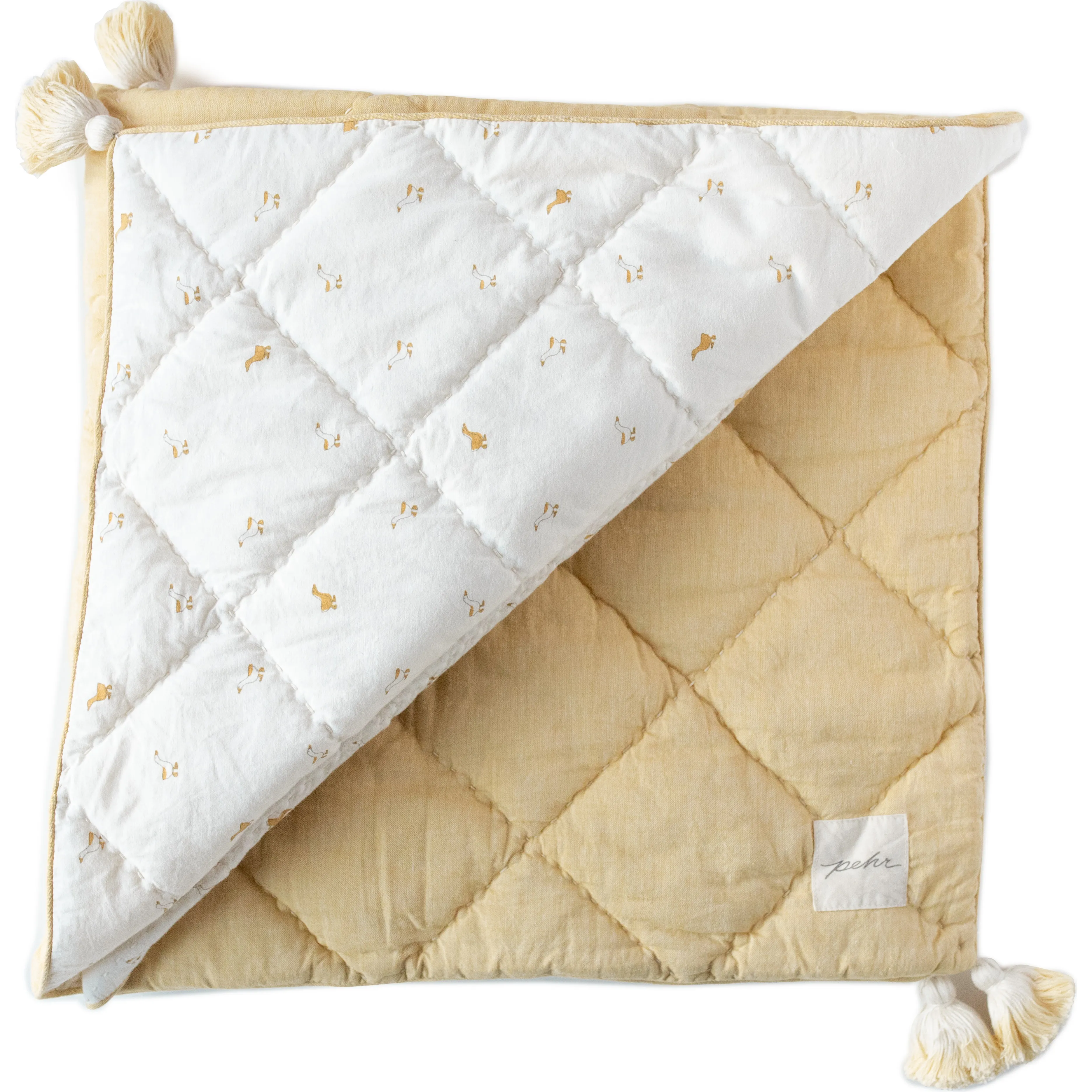 Pehr Hatchlings Duck Nursery Blanket, Marigold