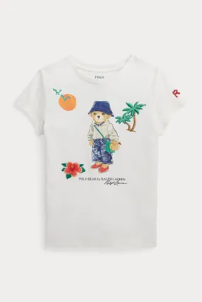 Polo Ralph Lauren Kids 2-6 Ya Kz ocuk Polo Bear T-shirt