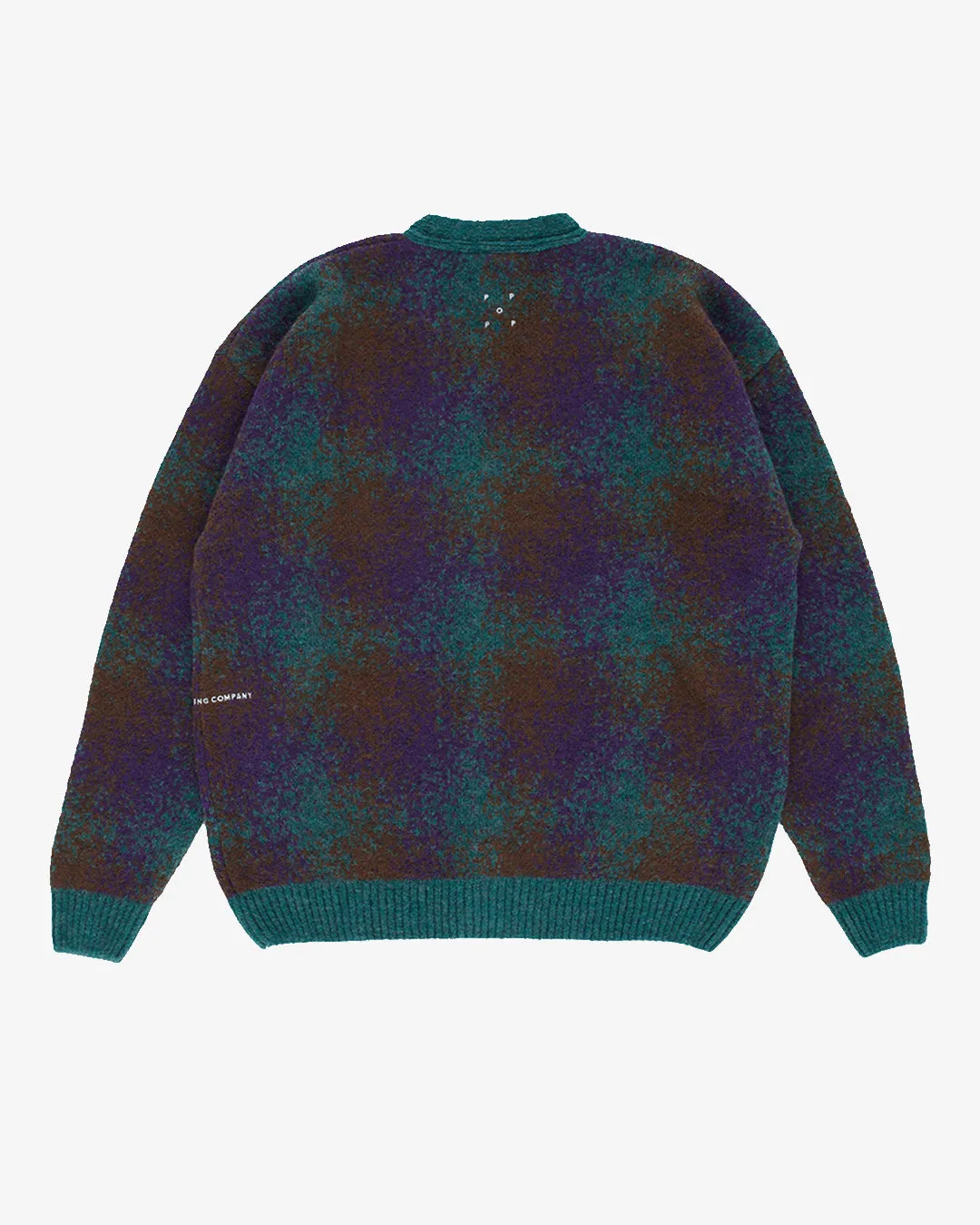 Pop Trading Company Knitted Cardigan Bayberry/Multicolor