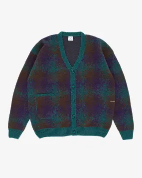 Pop Trading Company Knitted Cardigan Bayberry/Multicolor