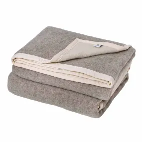 Poyet Motte Sant FE Blanket 100% Wool Blanket 500Gsm - Queen 94 x 90/Bizet/Natural