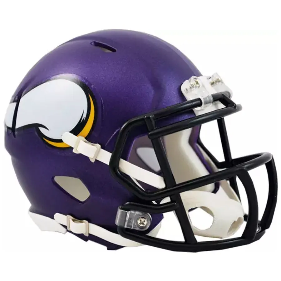 PRE-ORDER: C.J. Ham Autographed Minnesota Vikings Mini Helmet (Choose From List)