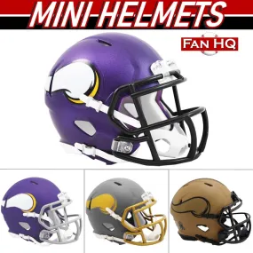 PRE-ORDER: C.J. Ham Autographed Minnesota Vikings Mini Helmet (Choose From List)