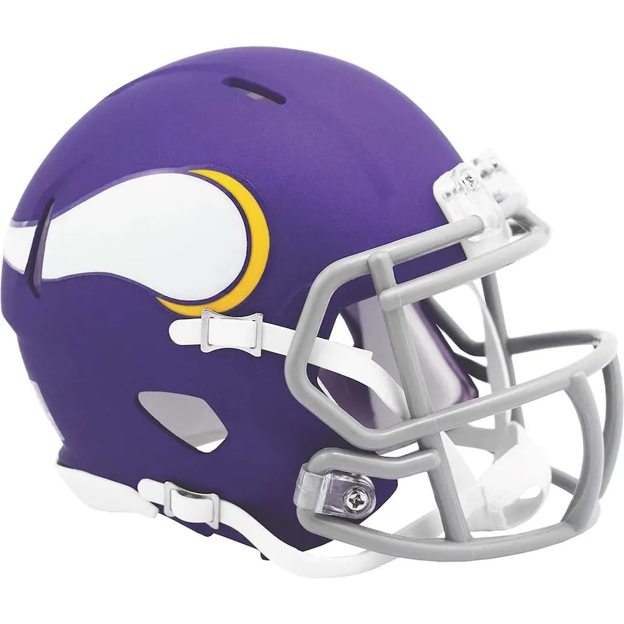 PRE-ORDER: C.J. Ham Autographed Minnesota Vikings Mini Helmet (Choose From List)