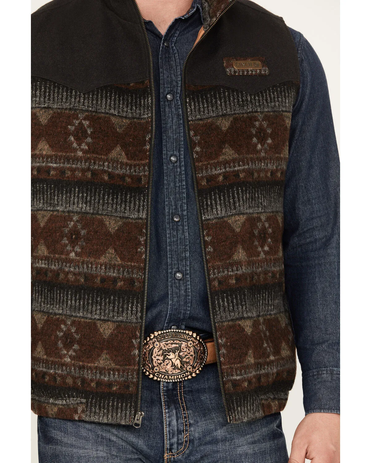 Product Name:  Cinch Men's Southwestern Concealed Carry Vest