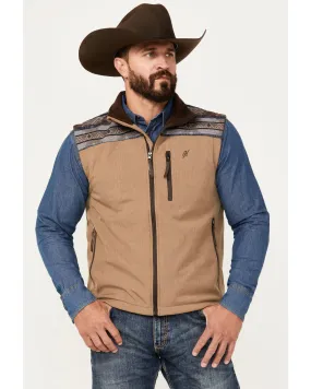 Product Name:  Hooey Men's Southwestern Print Softshell Vest