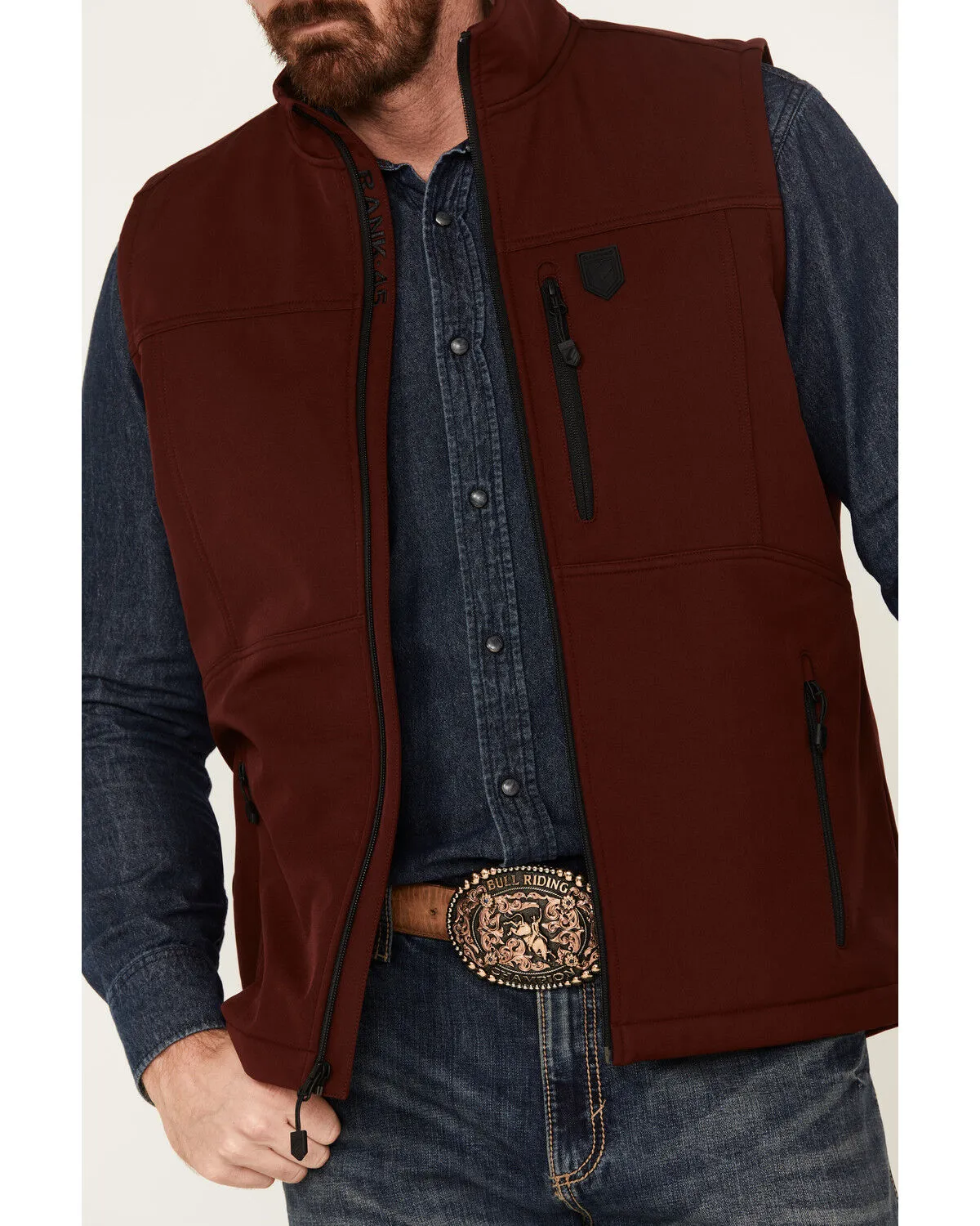 Product Name:  RANK 45® Men's Stowel Softshell Vest