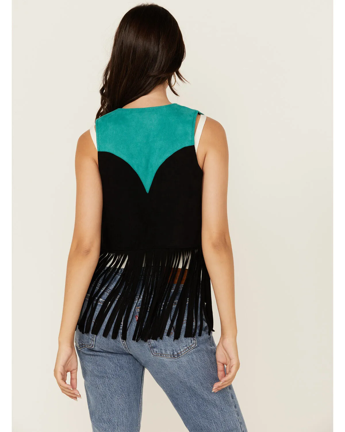 Product Name:  Rock & Roll Denim Women's Fringe Vest