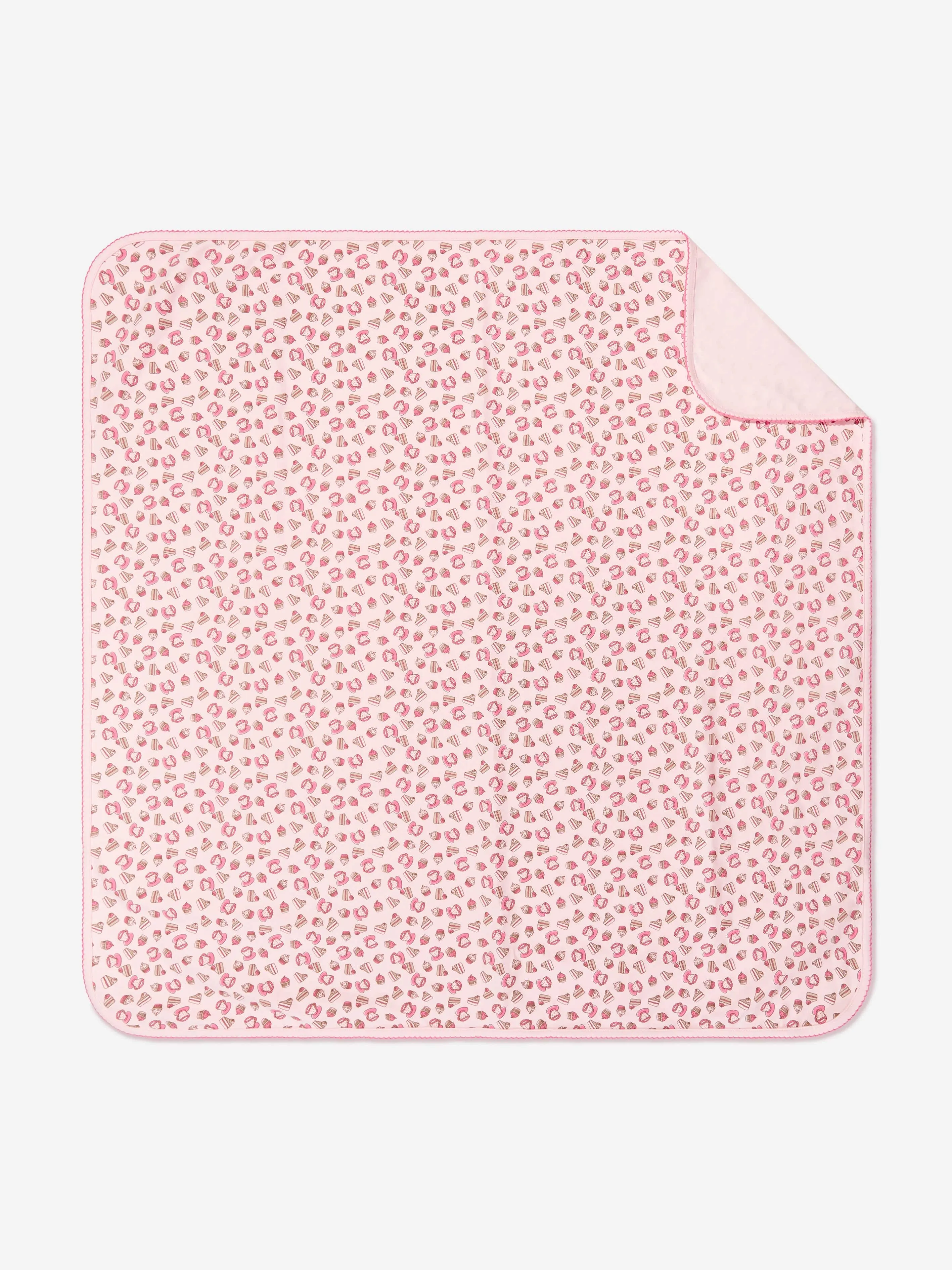 Rachel Riley Baby Girls Cupcake Blanket in Pink