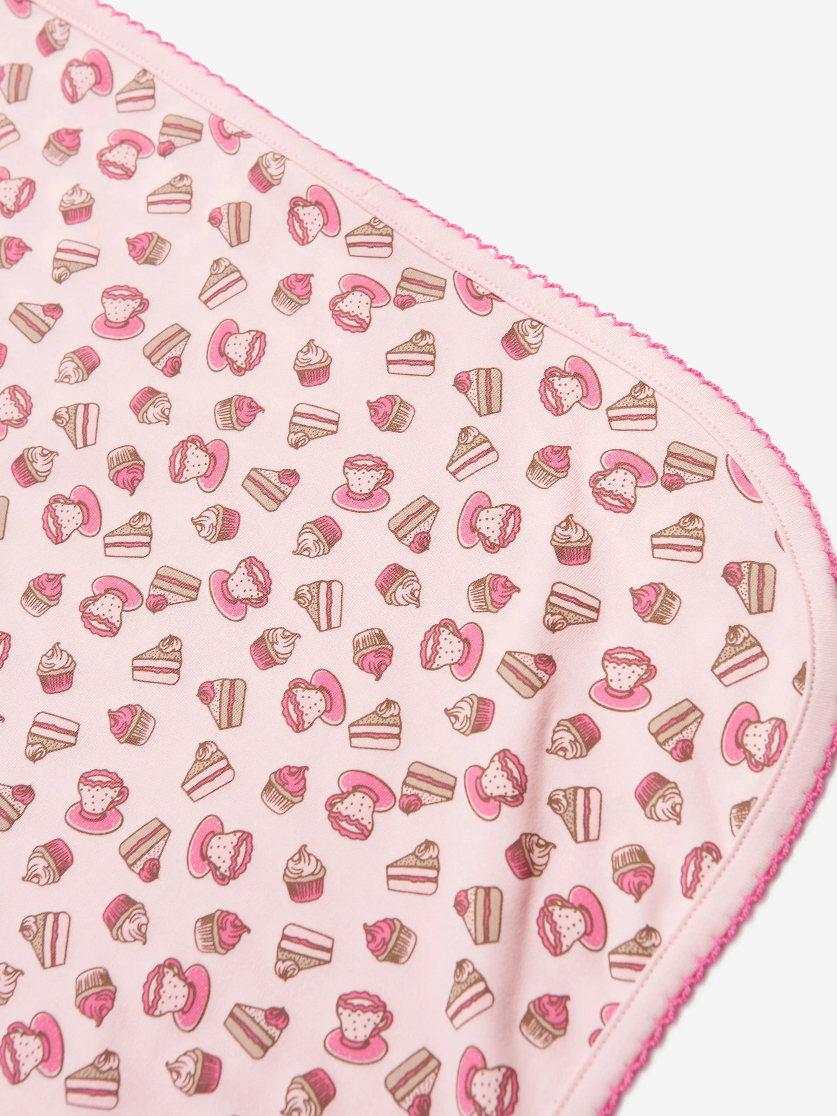 Rachel Riley Baby Girls Cupcake Blanket in Pink