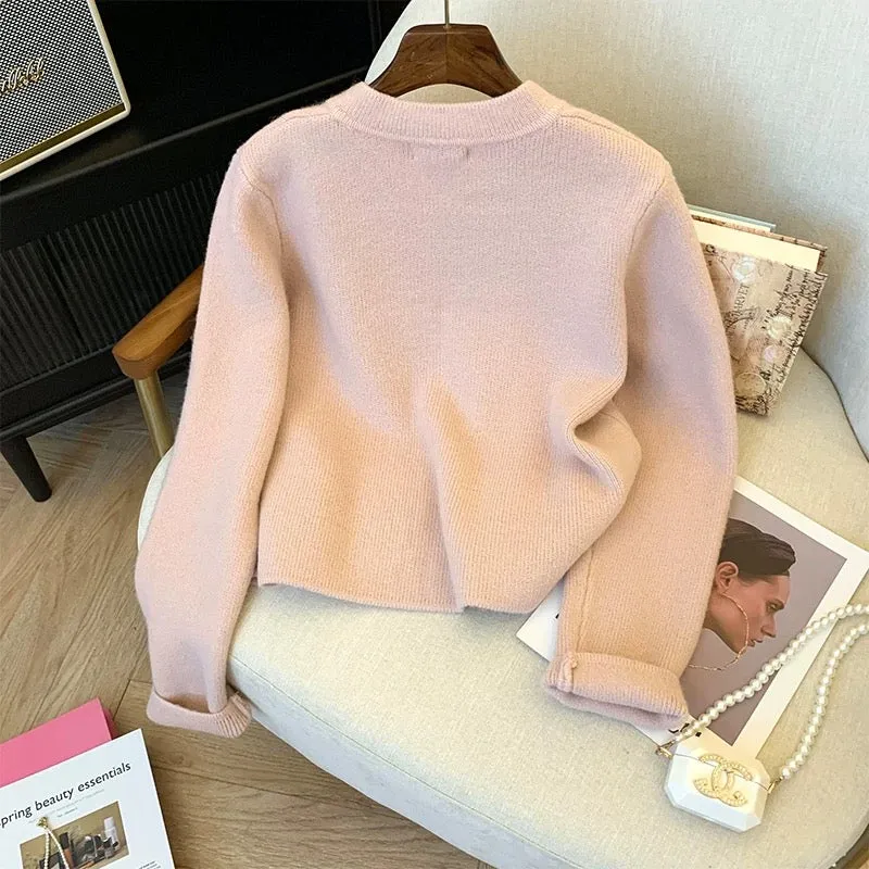 Recommended by Nancy Cici for her own use ~ New Chinese style national style sweater knitted cardigan for women with small fragr