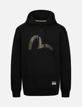 Rhinestone Seagull Relax Fit Hoodie