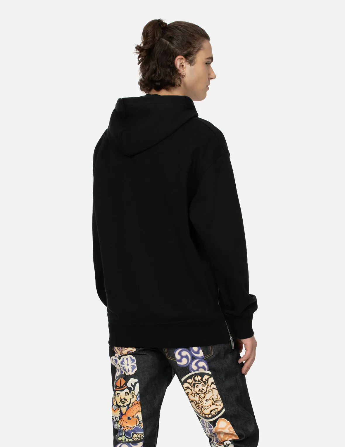 Rhinestone Seagull Relax Fit Hoodie