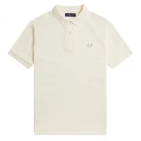 Rib Panel Honeycomb Polo Shirt