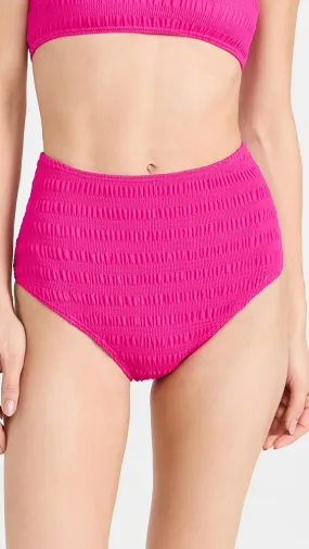 Sea   Core Smocked Bikini Bottoms 