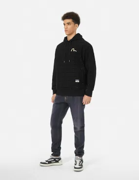 Seagull Embrodiery and Kamon Jacquard Relax Fit Hoodie