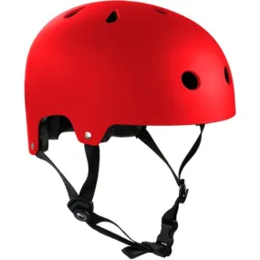 SFR Essentials Helmet Matt Red  Easy-fit Dual Sizing Padding for Optimum Fit Designed for Comfort and Protection 11 Ventilation 