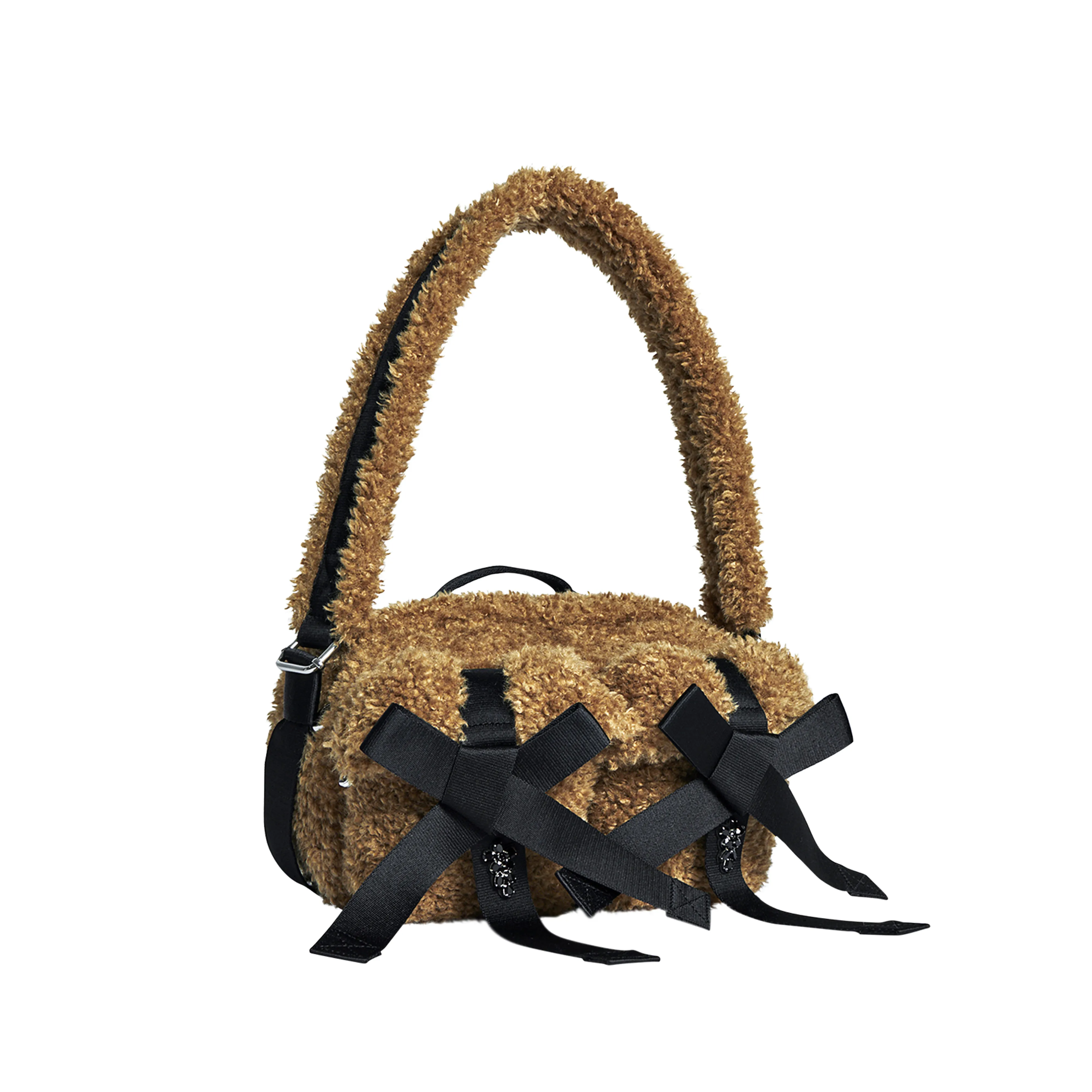 Simone Rocha - Women's Classic Bow Crossbody Bag - (Brown Jet)