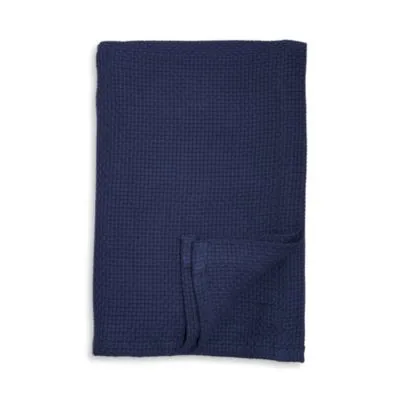 Sky Basketweave Cotton Blanket, King - 100% Exclusive