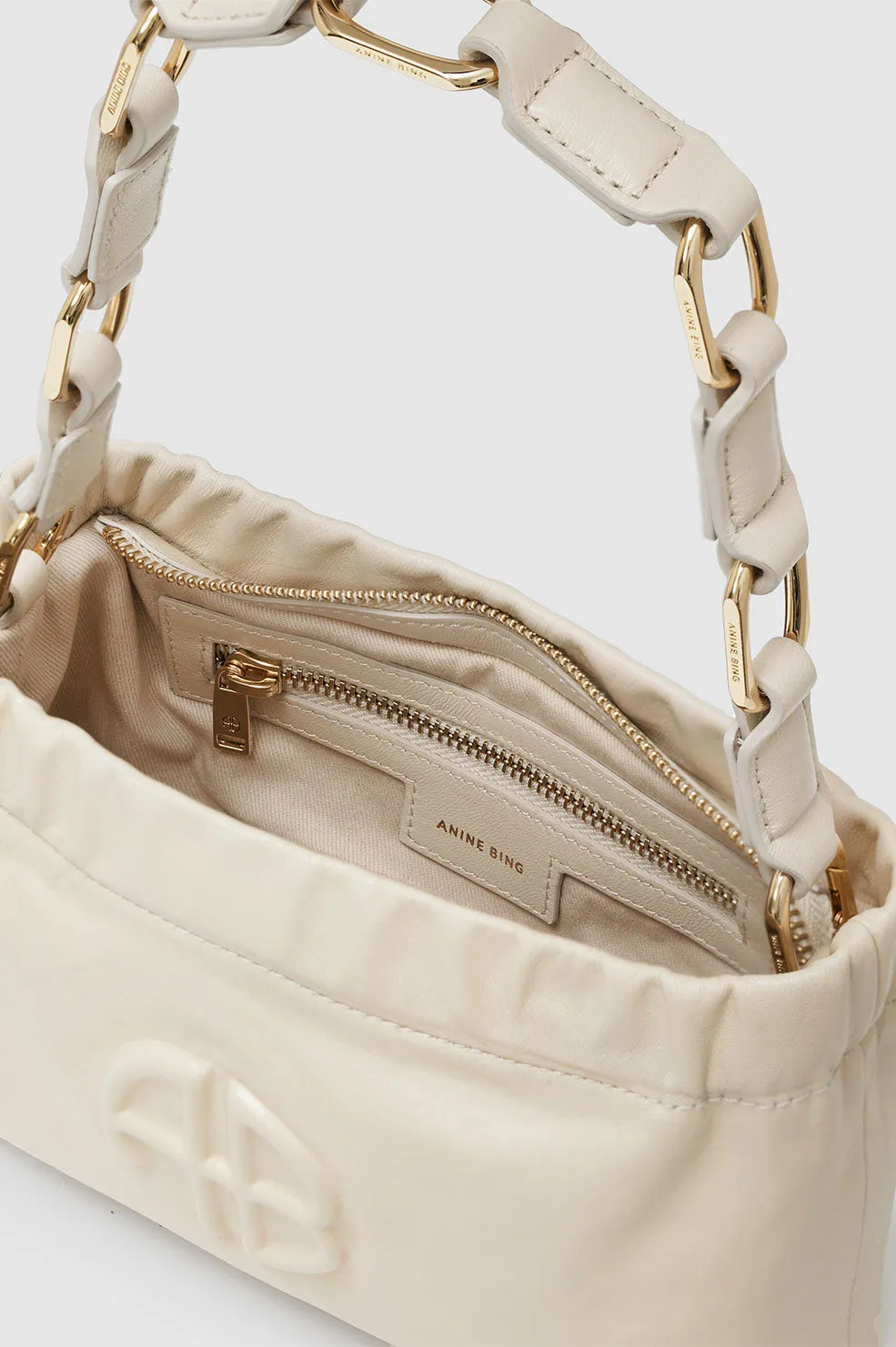 Small Kate Shoulder Bag - Ivory