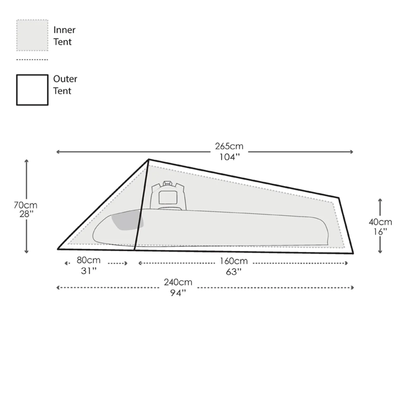 Snugpak IONOSPHERE IX One Person 4 Season Bivy Tent Olive Green