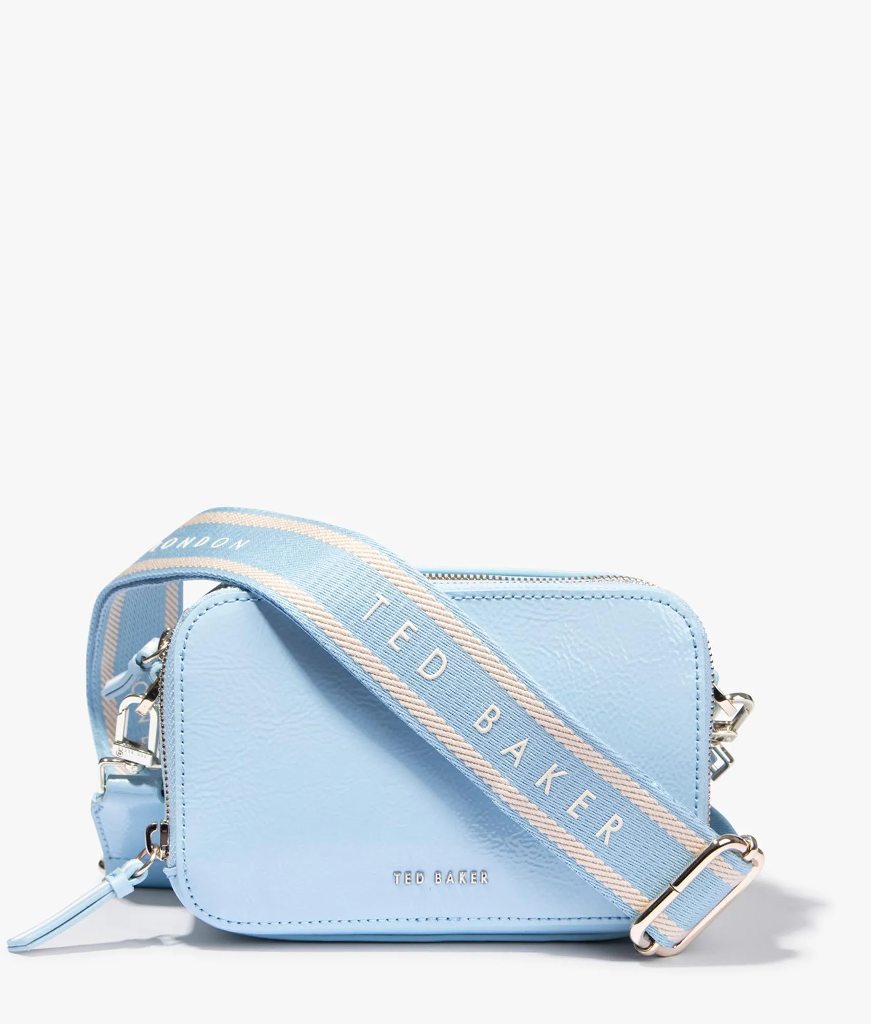 Stunnie webbing camera bag in pale blue