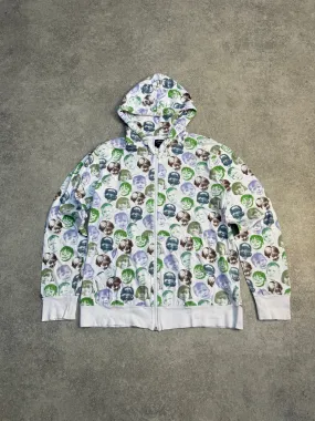 Stussy Authentic Kids Head Print Zip Up Hoodie