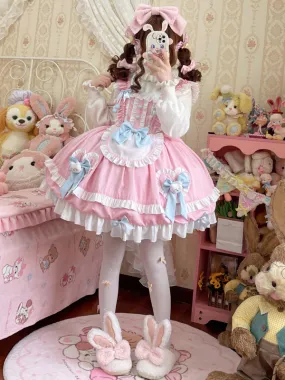 Sweet Lolita Dress Polyester Sleeveless Jumper Lolita Dress