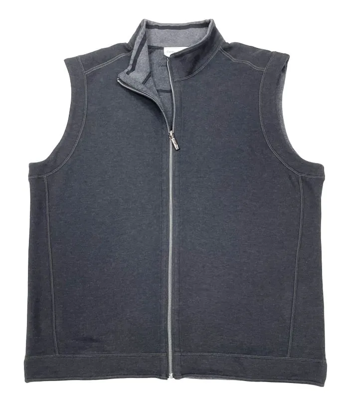 Tommy Bahama Flip Coast Zip Vest-Black 