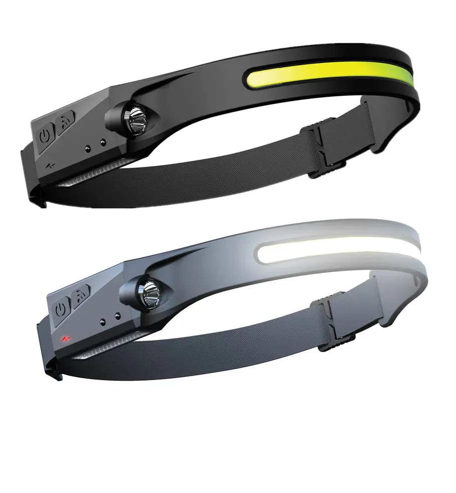 TrailBlazer Rechargeable Wide-Angle LED Work Headlamp