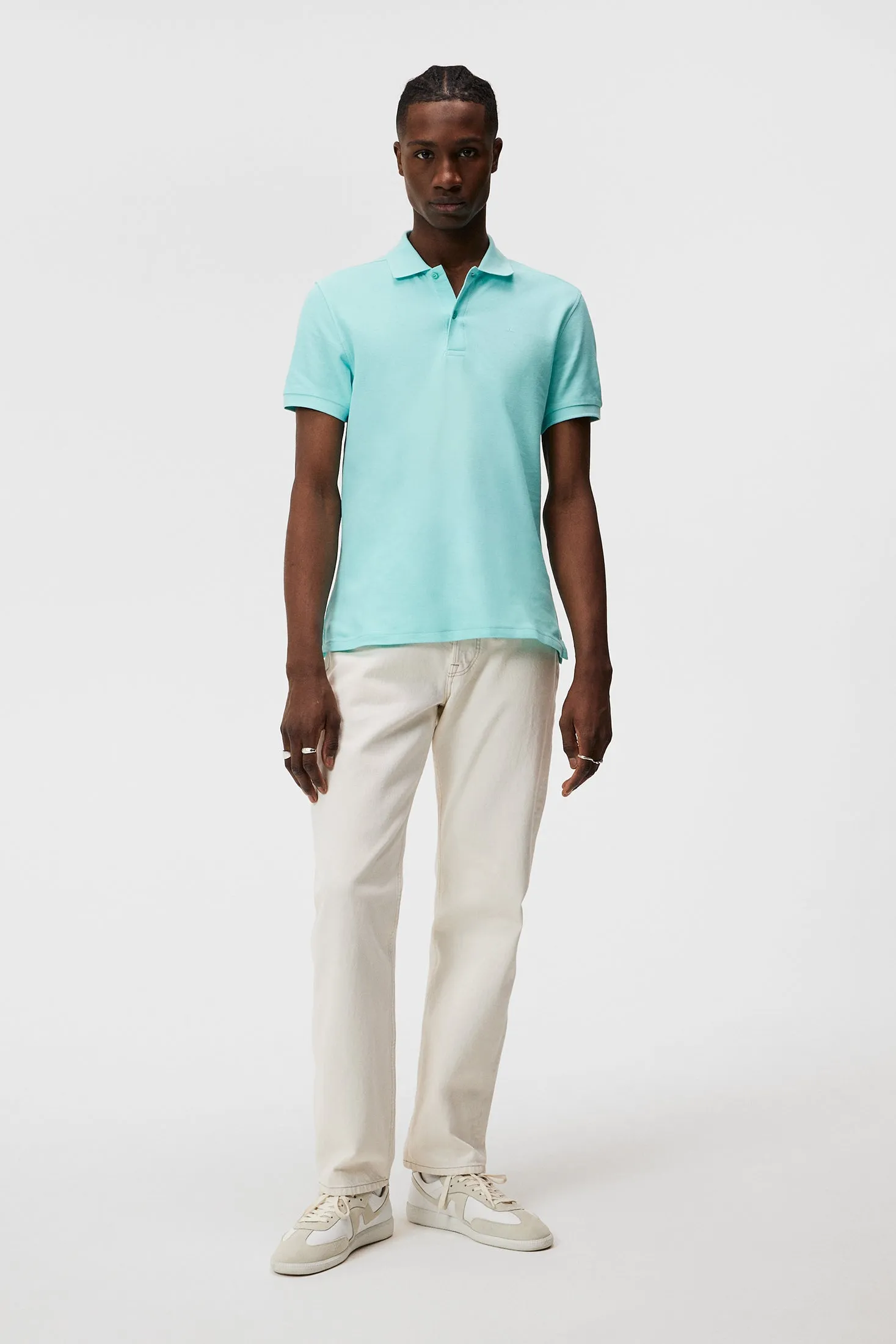 Troy Polo shirt / Aqua Splash