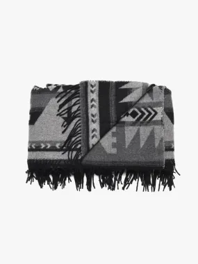     TRUE GRIT  Tribal Fringes Blanket    