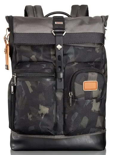 Tumi Alpha Bravo Luke Roll-Top Backpack 