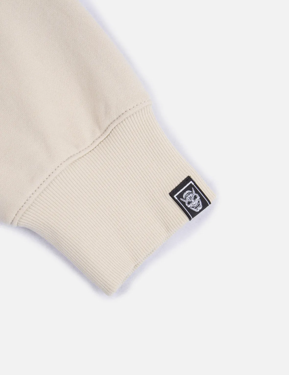 Two-tone Logo Embroidered Hoodie