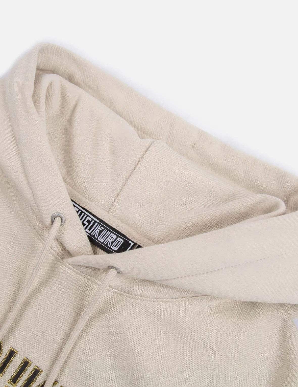 Two-tone Logo Embroidered Hoodie