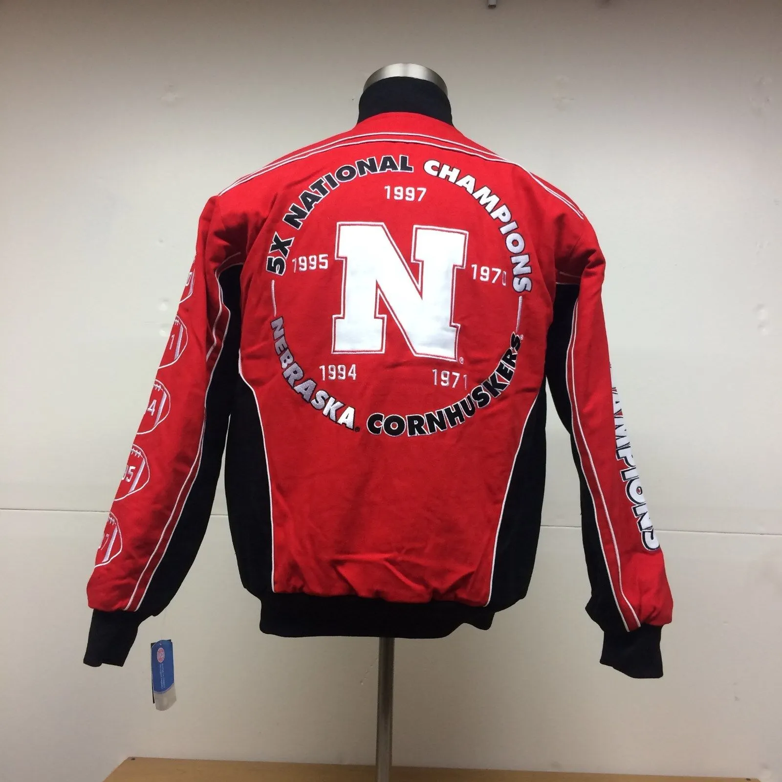 University of Nebraska 5-Time Football Championship Jacket