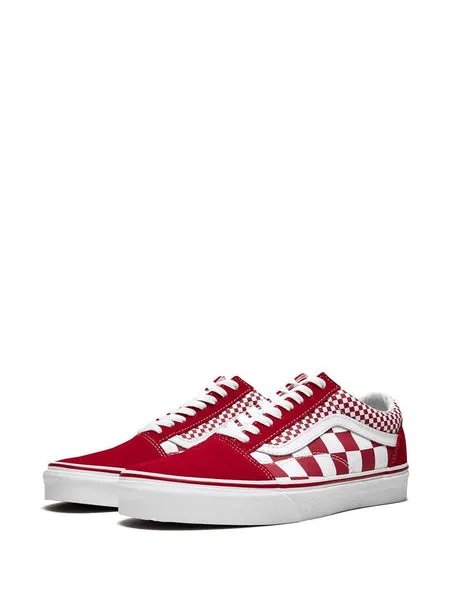 VANS Old Skool Mix Checker, Red/ White