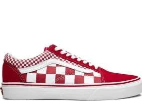 VANS Old Skool Mix Checker, Red/ White