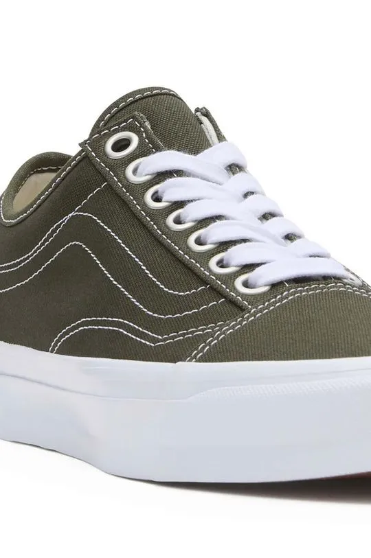 Vans plimsolls Premium Standards Old Skool 36 Decon men's green color VN000CSJ50K1