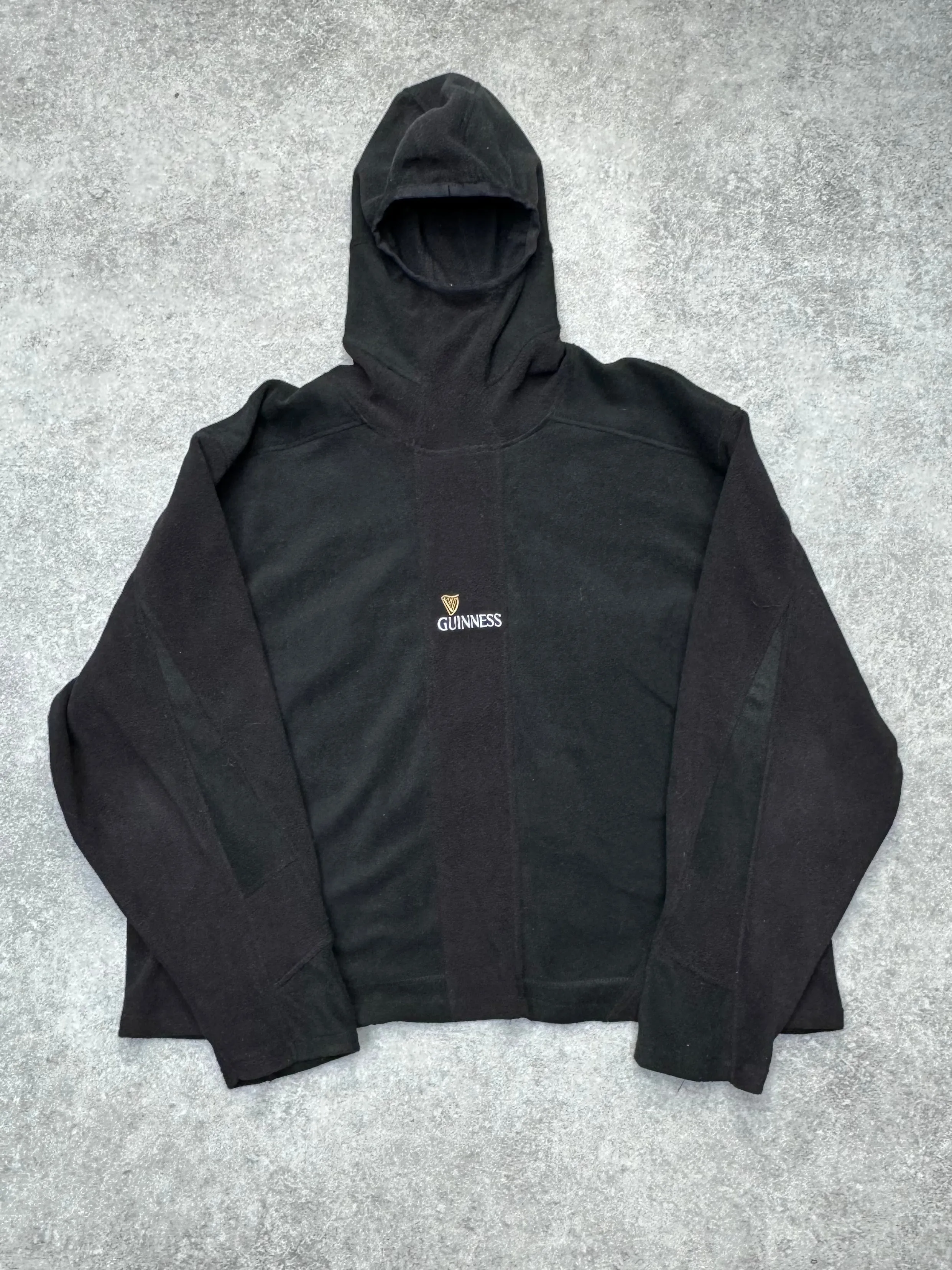 VT Rework: Guinness Logo Embroidered Fleece Hoodie