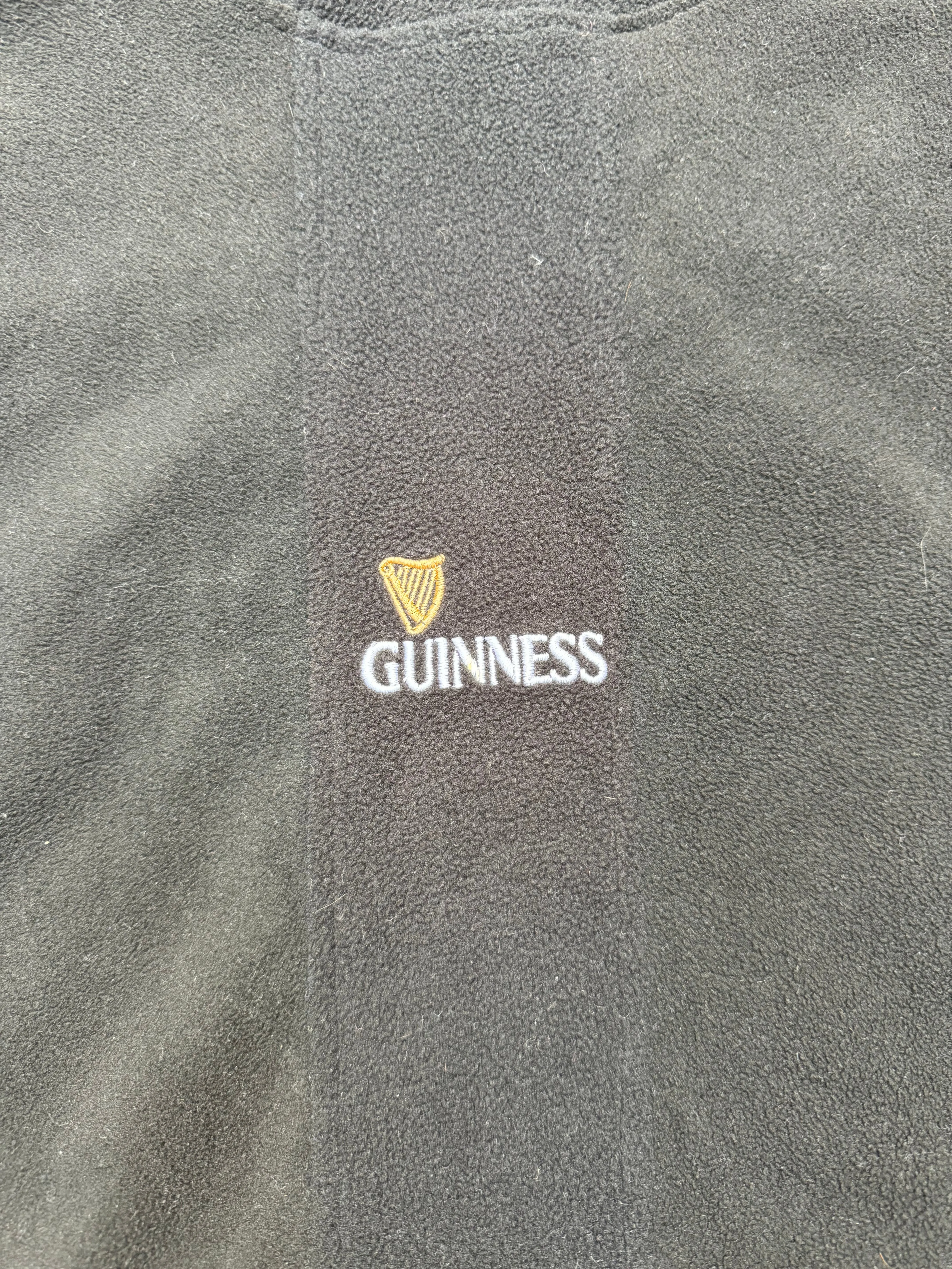 VT Rework: Guinness Logo Embroidered Fleece Hoodie