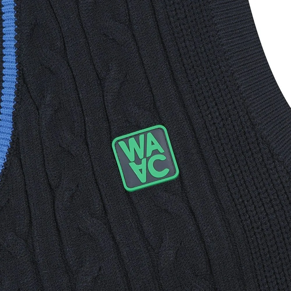 WAAC Cable V Neck Knit Golf Vest 2023 Women