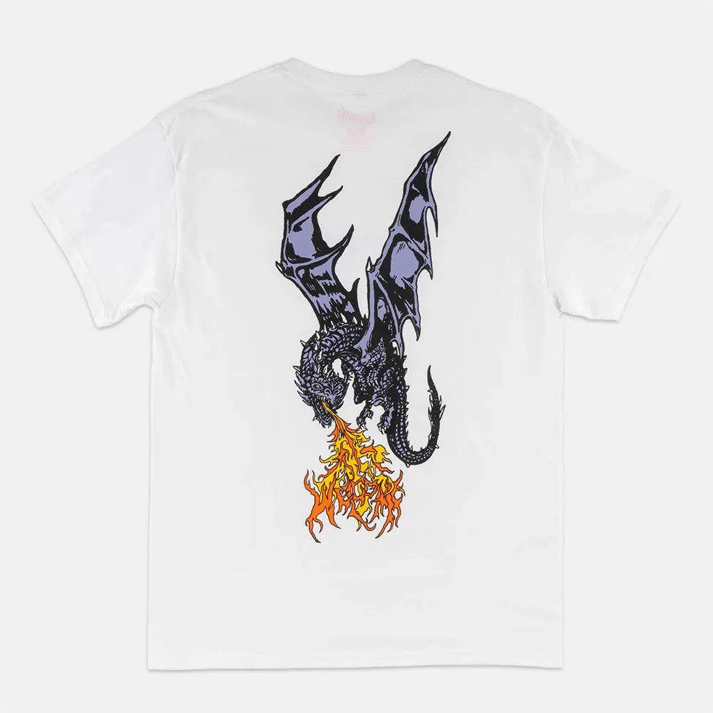 Welcome Skateboards - Firebreather T-Shirt - White