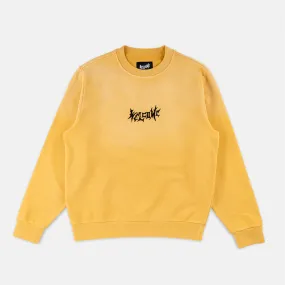 Welcome Skateboards - Vamp Enzyme Wash Pullover Sweatshirt - Mineral Yellow