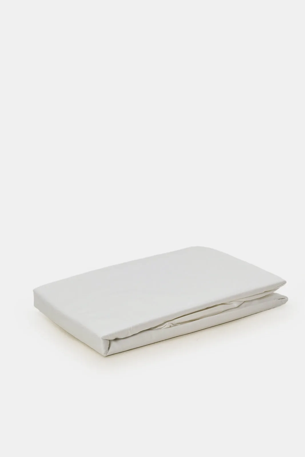 White Cotton Fitted Sheet (Super King Size)