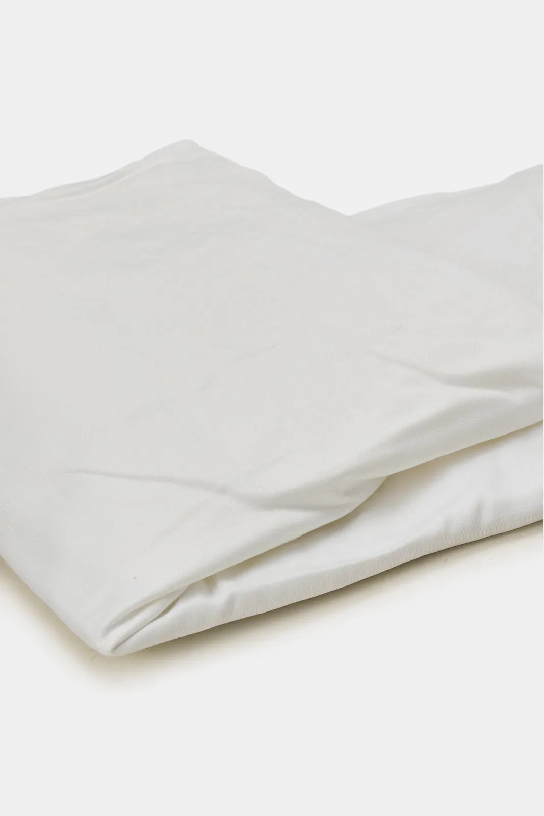 White Cotton Fitted Sheet (Super King Size)