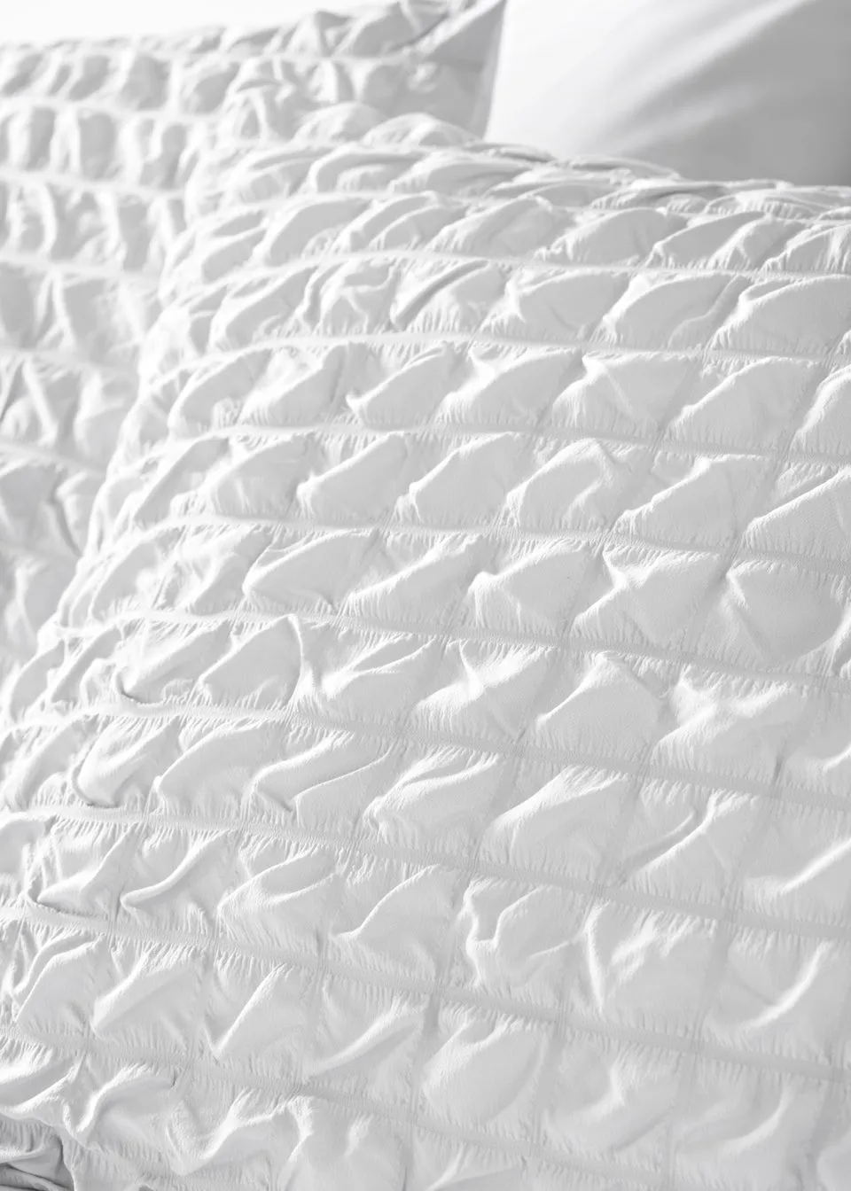 White Seersucker Duvet Cover