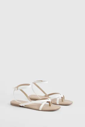 Wide Width Toe Post 2 Part Sandals